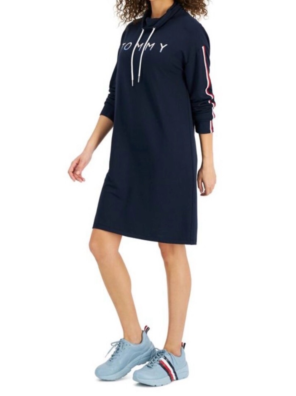 NWOT Tommy Hilfiger Navy Blue Tunic Hoodie